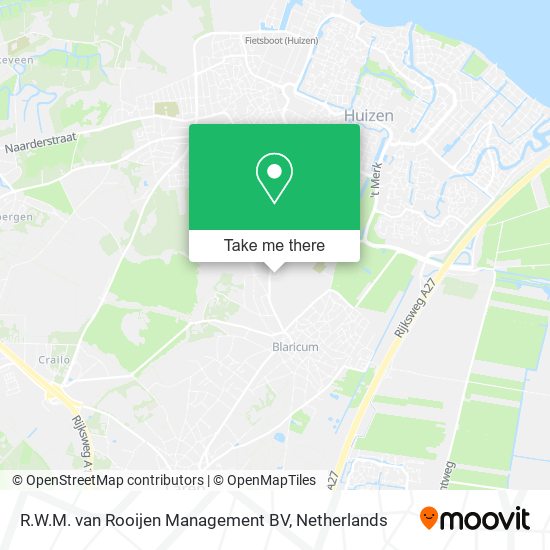 R.W.M. van Rooijen Management BV Karte