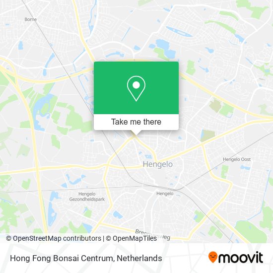 Hong Fong Bonsai Centrum map