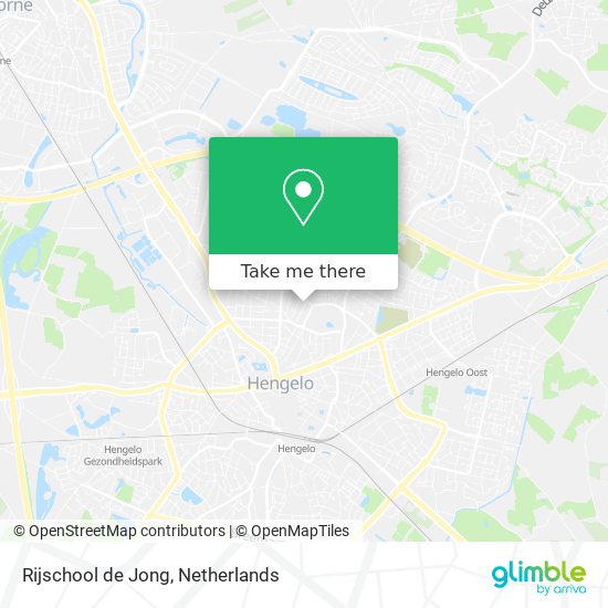 Rijschool de Jong map