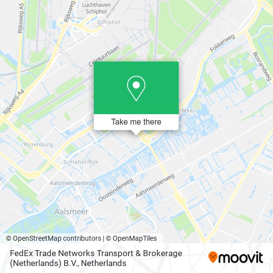 FedEx Trade Networks Transport & Brokerage (Netherlands) B.V. Karte