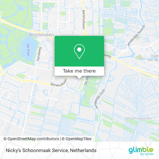 Nicky's Schoonmaak Service map