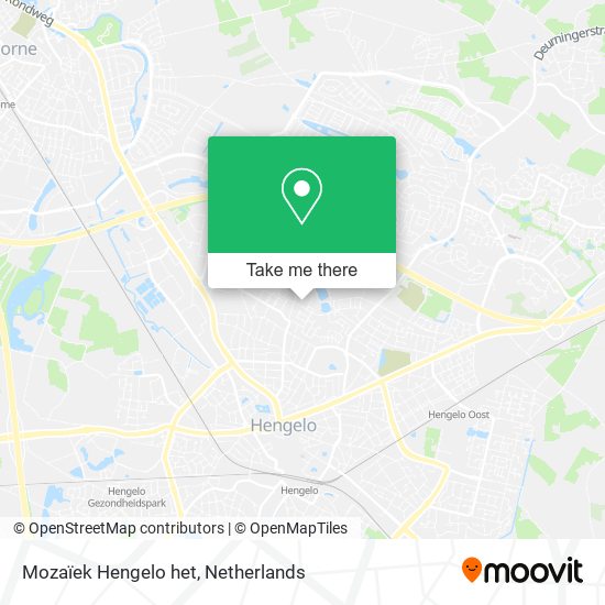 Mozaïek Hengelo het Karte