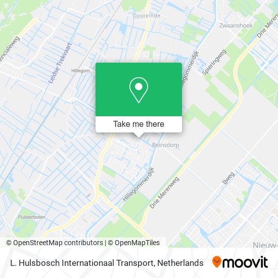 L. Hulsbosch Internationaal Transport map