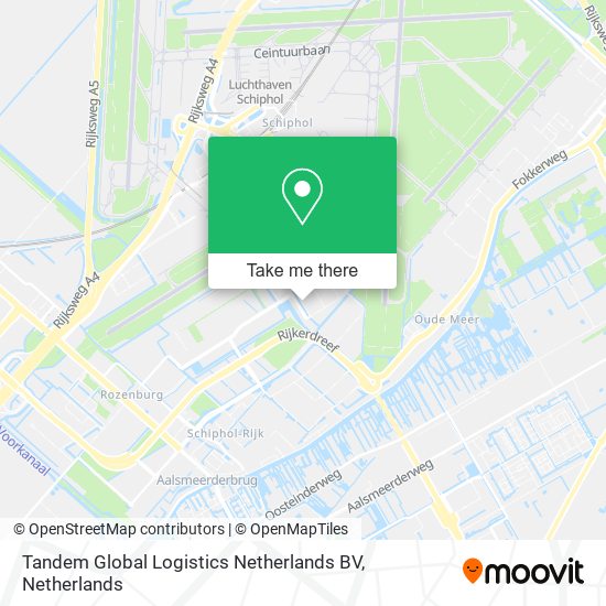 Tandem Global Logistics Netherlands BV map