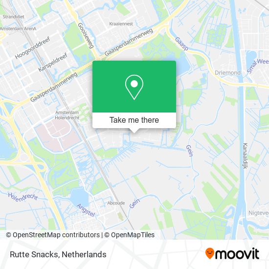 Rutte Snacks map