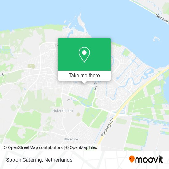 Spoon Catering map