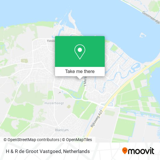 H & R de Groot Vastgoed map