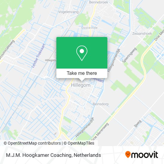 M.J.M. Hoogkamer Coaching Karte