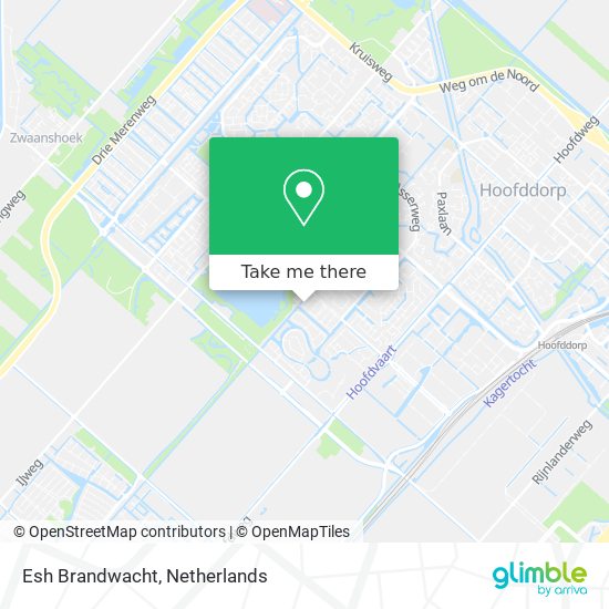 Esh Brandwacht map