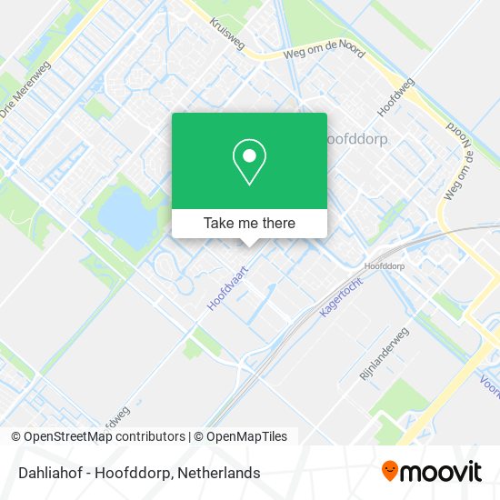 Dahliahof - Hoofddorp map