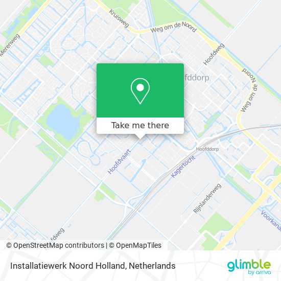 Installatiewerk Noord Holland map