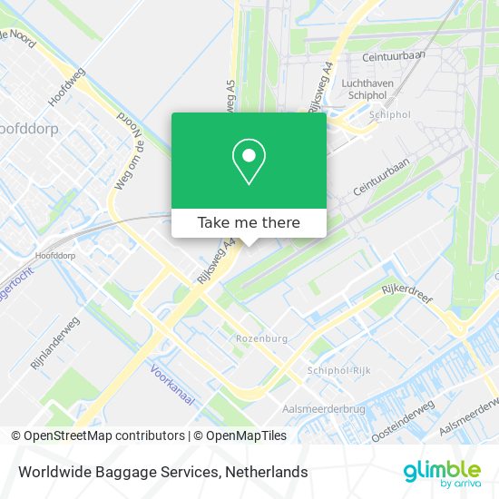 Worldwide Baggage Services Karte