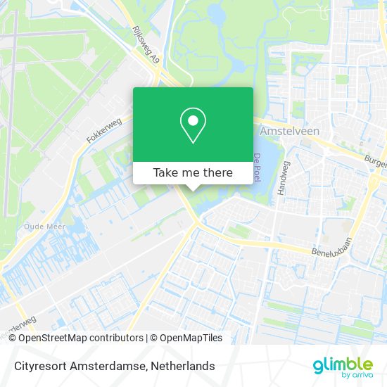 Cityresort Amsterdamse map