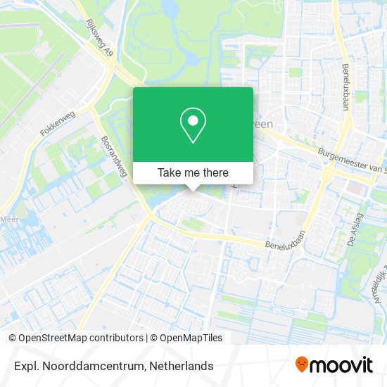 Expl. Noorddamcentrum Karte