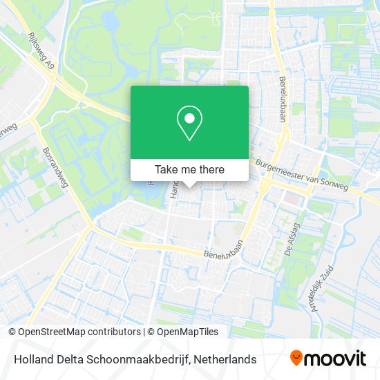 Holland Delta Schoonmaakbedrijf Karte