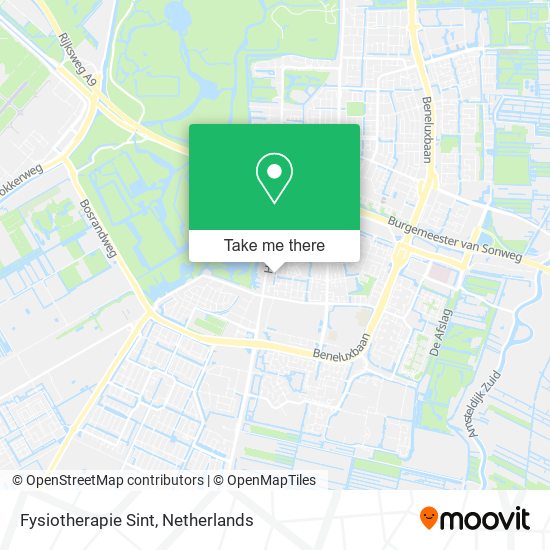 Fysiotherapie Sint map