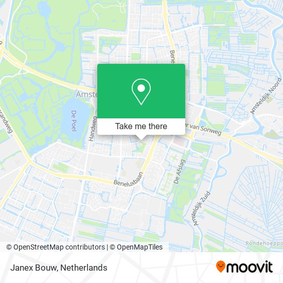 Janex Bouw map