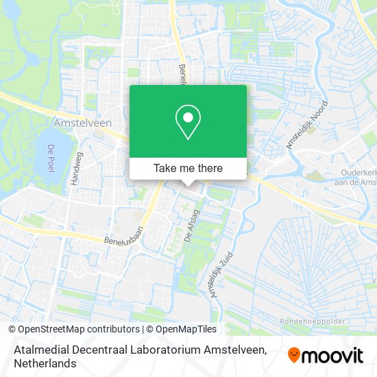 Atalmedial Decentraal Laboratorium Amstelveen map