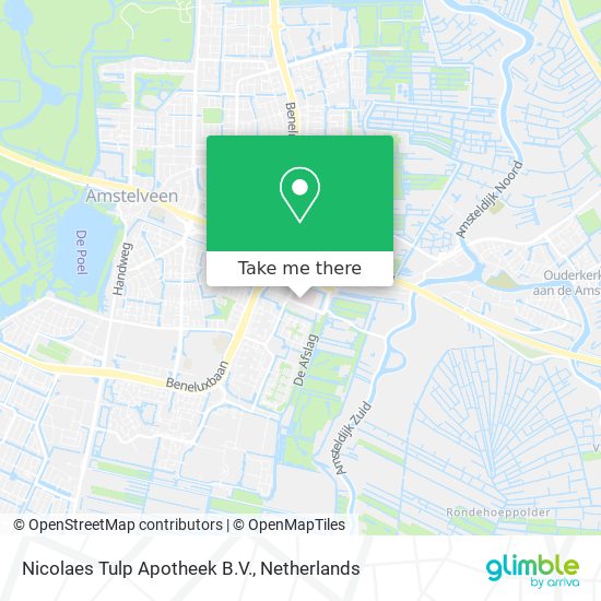 Nicolaes Tulp Apotheek B.V. map