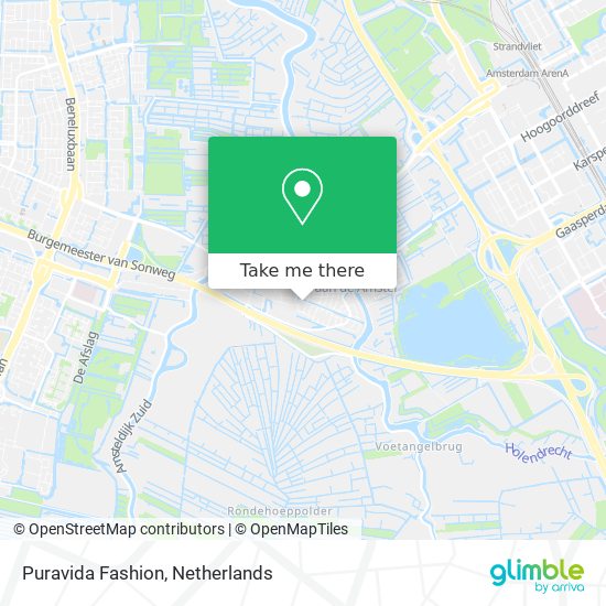 Puravida Fashion map