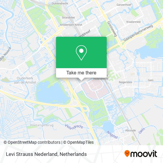 Levi Strauss Nederland map
