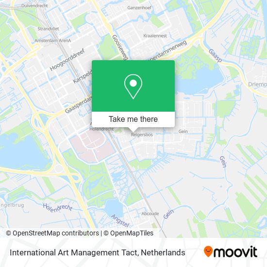 International Art Management Tact Karte