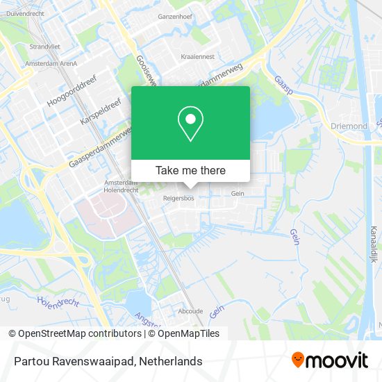 Partou Ravenswaaipad map