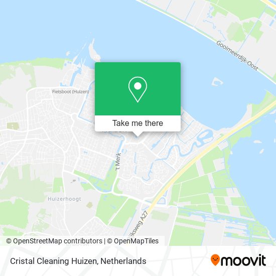 Cristal Cleaning Huizen map