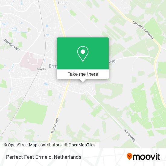 Perfect Feet Ermelo map