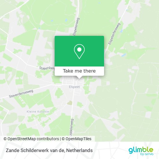 Zande Schilderwerk van de map