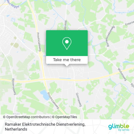 Ramaker Elektrotechnische Dienstverlening map