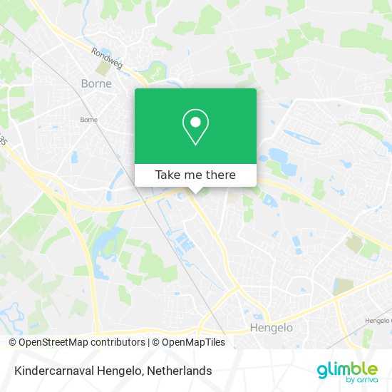 Kindercarnaval Hengelo map