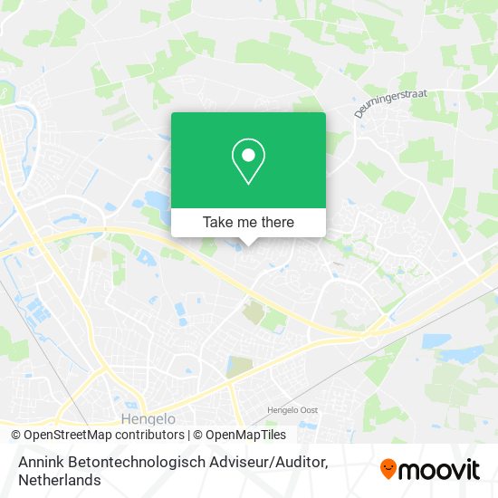 Annink Betontechnologisch Adviseur / Auditor map