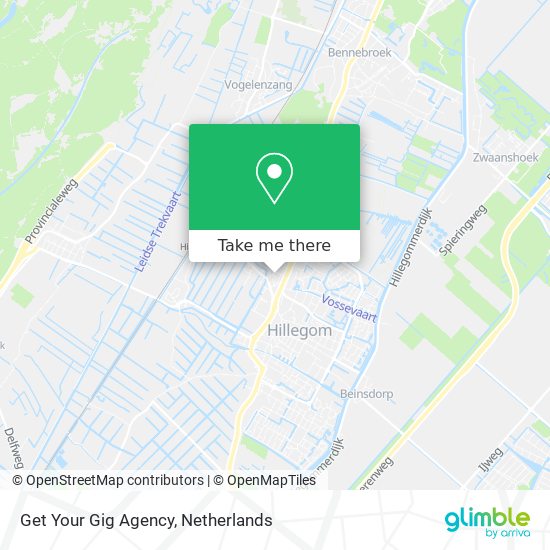 Get Your Gig Agency map