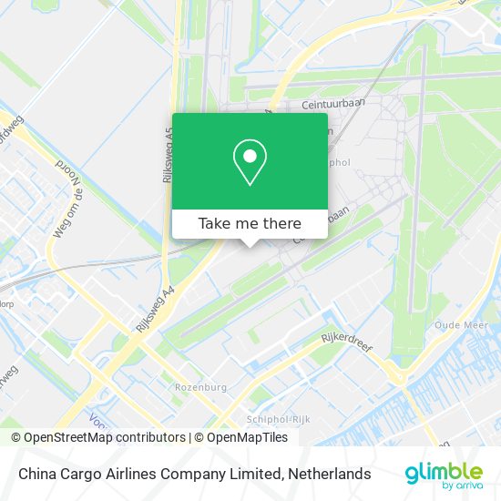 China Cargo Airlines Company Limited map