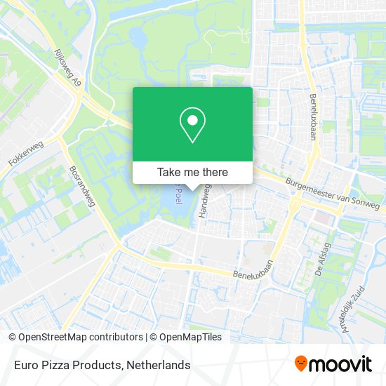 Euro Pizza Products map