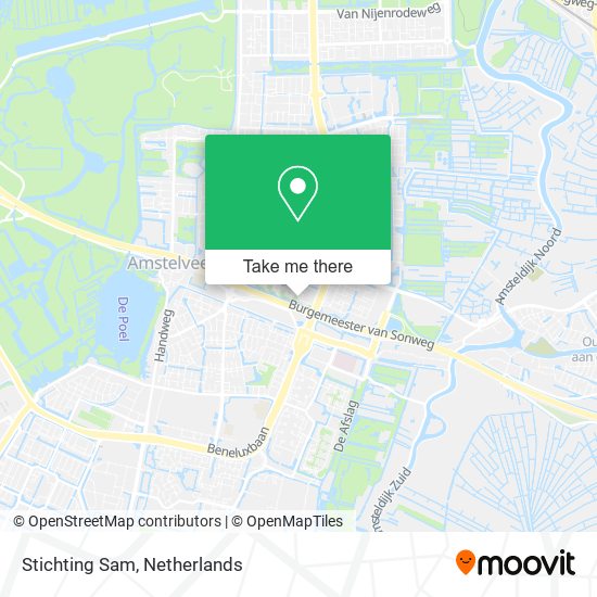 Stichting Sam map