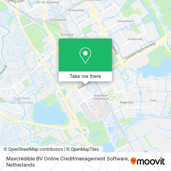 Maxcredible BV Online Creditmanagement Software map