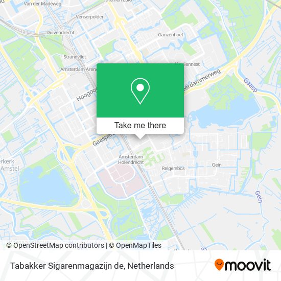 Tabakker Sigarenmagazijn de map