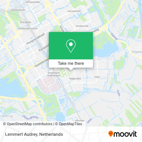 Lemmert Audrey map