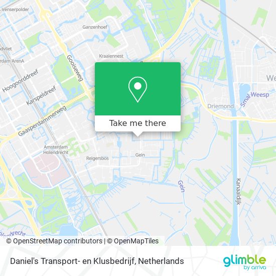 Daniel's Transport- en Klusbedrijf map