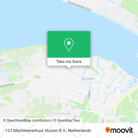 123 Machineverhuur Huizen B.V. map