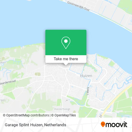 Garage Splint Huizen map