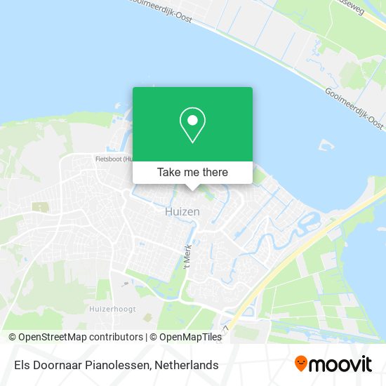 Els Doornaar Pianolessen map
