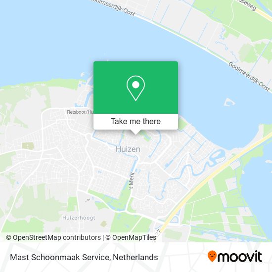 Mast Schoonmaak Service map