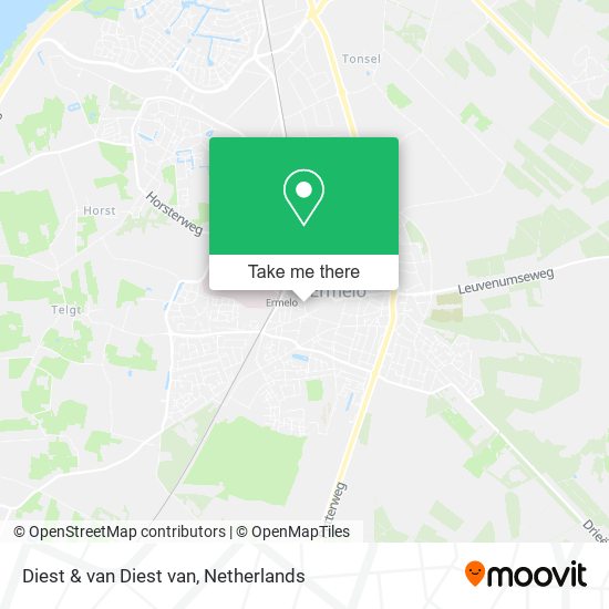 Diest & van Diest van map