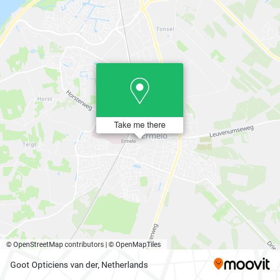 Goot Opticiens van der map