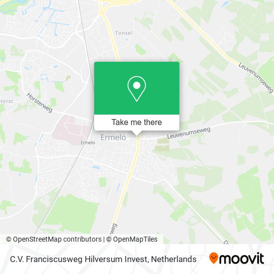 C.V. Franciscusweg Hilversum Invest map