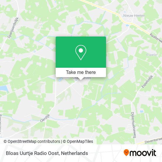 Bloas Uurtje Radio Oost map