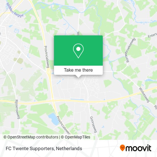 FC Twente Supporters map